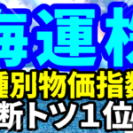 海運株、業種別株価指数値上がり率断トツ1位で日本郵船、商船三井、川崎汽船、海運株の大手3社揃って爆上げ