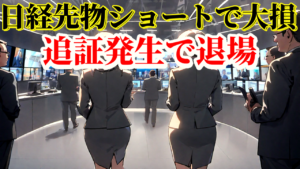 日経先物ショートで大損！追証発生で退場