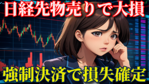 日経先物売りで大損！強制決済で損失確定