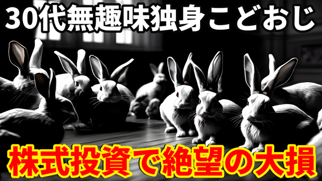 30代無趣味独身こどおじ株式投資で絶望の大損