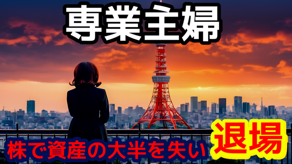 【専業主婦】株式投資で資産の大半を失って退場