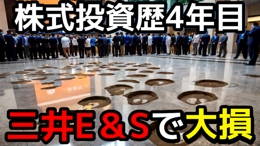 【株式投資歴4年目】三井E&Sで大損
