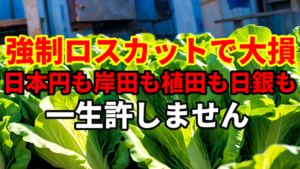 【強制ロスカットで大損】日本円も岸田も植田も日銀も一生許しません